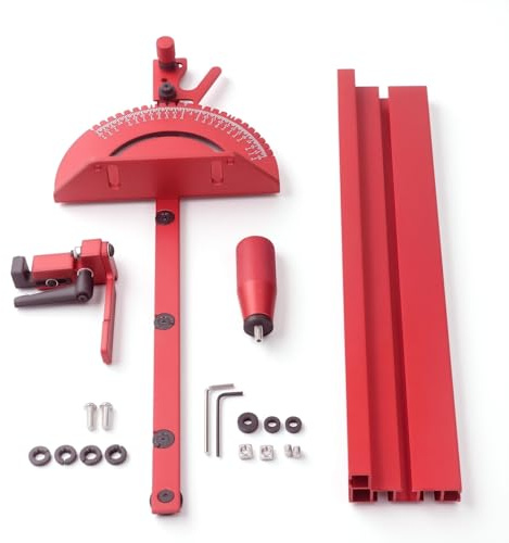 Bordets lutningsmätning decent miter lutande mätstaket med gränslös decent miter exakt lutande mätning för bord, för T-skena Accessoires pour scie sur table Accessoires pour scie sur table