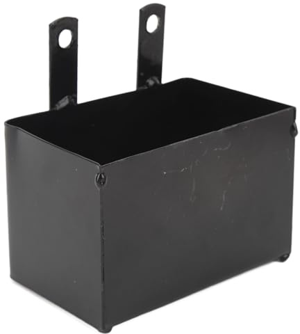 Kleiner Batteriekasten, Motorradbatterien-Trägergehäuse aus Gusseisen, 4,6 X 3 X 2,8 Zoll, Motorrad-Batteriekastenhalter, Stabile Struktur für 50 Bis 125 ATV-Motorrad-Dirtbikes