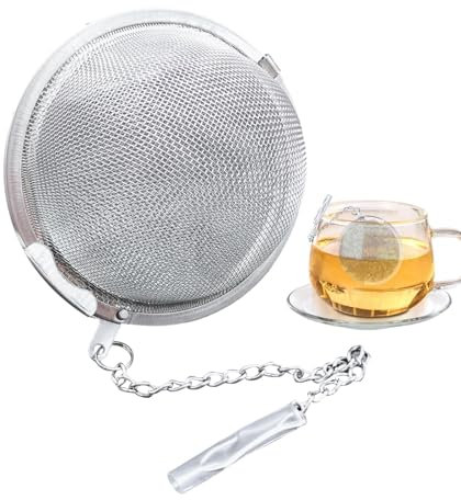 Passoire À Boule De Thé, Infuseurs À Thé En Acier Inoxydable | Infuseur À Thé Verrouillable, Passoires À Thé Pour Thé En Vrac, Infuseur À Thé En Forme De Boule En Acier Inoxydable
