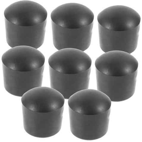 KICHOUSE Tischfußball Endkappen 8 Stück PVC Sicherheitsendkappen 16mm Durchmesser Stangenschutz Ersatzkappen Für Tischfußballzubehör