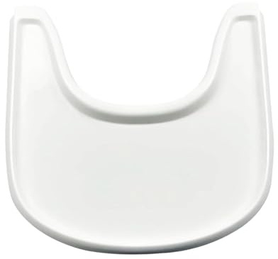 Hochstuhltablett für Stokke Tripp Trapp Stuhl, Tablett auf Hochstuhl, Hochstuhl-Tischset PP Hochstuhl-Tischset, Hochstuhl-Zubehör, 42 x 42 cm (weiß)