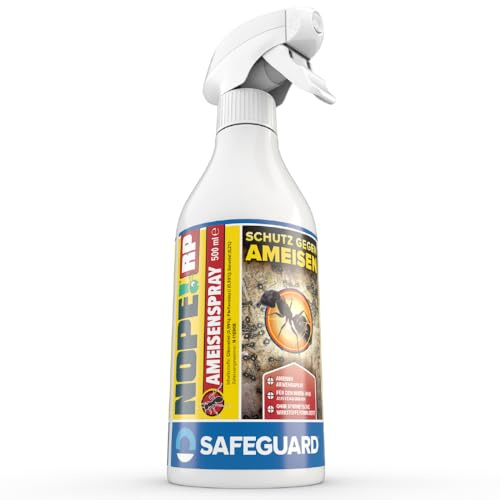NOPE! RP Ameisenspray zur Ameisenabwehr 500ml - Abwehrspray gegen Ameisen | Ideal für Haus und Garten - Mittel gegen Ameisen für Wohnung, Terrasse, Balkon - Effektive Behandlung bei Ameisenbefall
