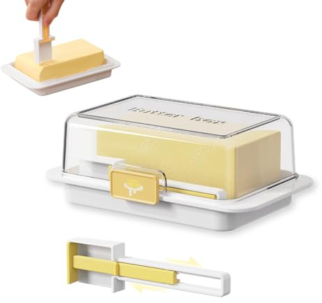 Vartegas Boîte de rangement en plastique ABS 500 g avec bloc réfrigérant et cuillère doseuse pour la cuisine et la maison (B)