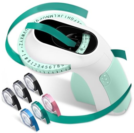 ERRORY Embossing Device Portable Labeling Label Printer Easy To Use For Home And Office Portable Device Handheld Machine For Crafting
