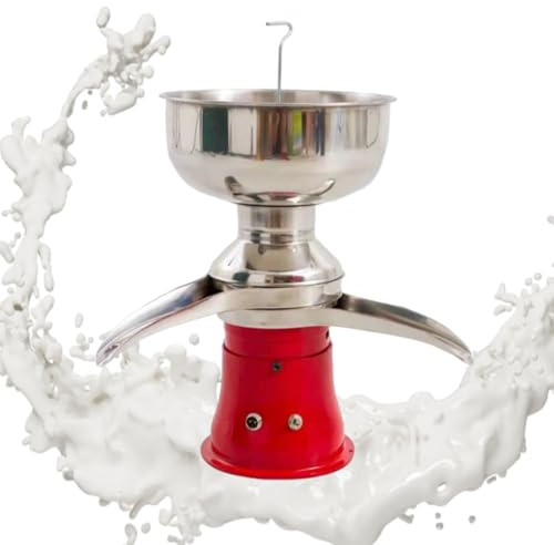 Machine De Séparation Lait Crème électrique Centrifuge Inox 304 50L/100L/H Moteur Cuivre Silencieux Pour Lait De Chèvre Ou De Vache Frais(50L/H)