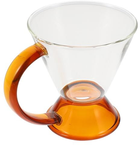 COOPHYA Cafetera de Vidrio Resistente al Calor Diseño Retro, Fácil de Limpiar y Lavar, Adecuado para Uso Diario en Cocina Moderna