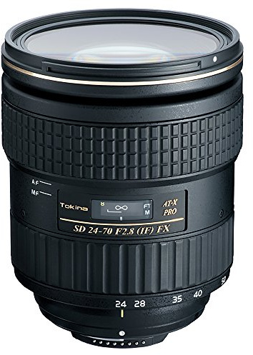 TOKINA at-X Pro FX 24-70mm F2.8 Objectif Reflex Pro Haute résolution Noir