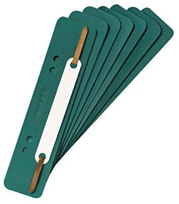Original Falken 250er Pack Plastik-Heftstreifen Grün. Aus PP-Folie kaufmännische Heftung Aktendulli Hefter Schnellhefter ideal für Büro und Schule