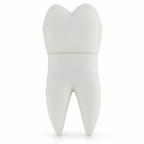 Ulticool - Dent 16 GB USB Flash Drive - 16 Go Clé Dentiste - Mémoire Stick Stockage de Données - Blanche Blanc