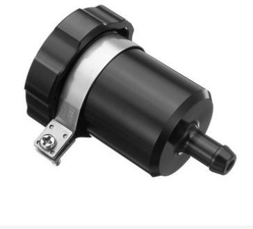 Alamor 15ml Motorrad Hinterradbremse Flüssigkeit Reservoir Tank Oil Cup Kupplung Master Zylinder CNC - Silber