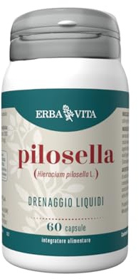 ERBA VITA Integratore Alimentare di Pilosella - 60 Capsule - Utile al drenaggio dei liquidi corporei
