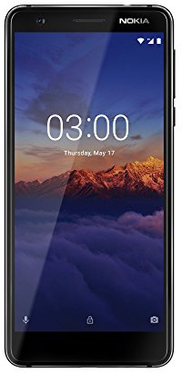 Nokia, 3.1, Smartphone Portable Débloquée, 4G, (Ecran : 5,2 - 16 Go - Double Nano SIM - Android Oreo) Noir