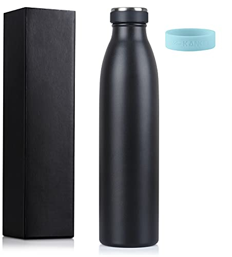 Love-KANKEI Water Bottle Vacuum Insulated Bottle 500ml/24hrs Cold/12hrs Hot - Stainless Steel Double Walled BPA Free - Travel Flask