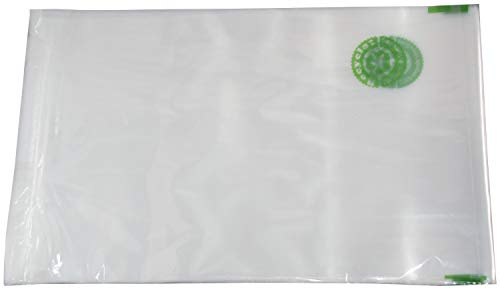 Fa.ars 400 Recyclat Flachbeutel transparent mit Recyclat-Logodruck 250x400 50mµ Tüten Tütchen Beutel nachhaltig - umweltschonend Polybeutel aus Recyclat