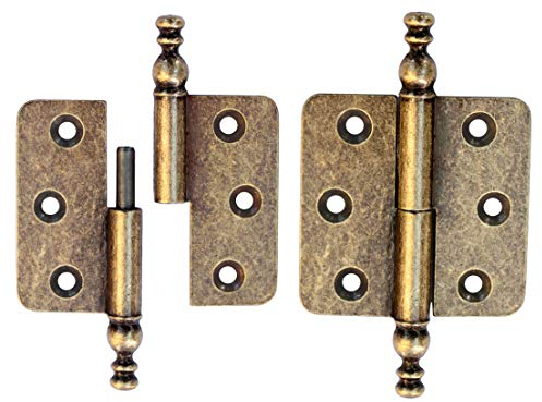 Stilbänder Zierscharniere Möbelband Möbelbänder Rechts Möbelscharniere Alt Messing