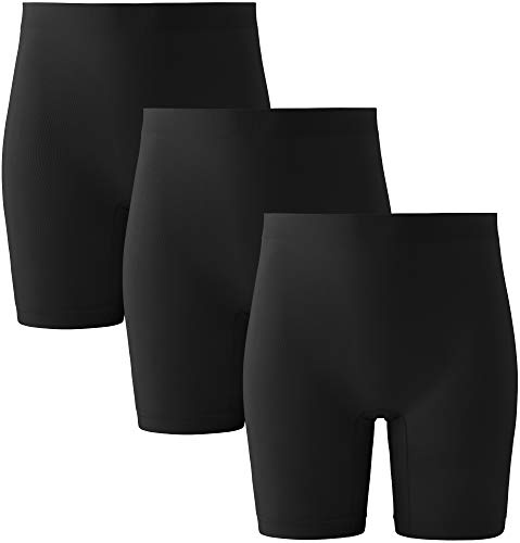 INNERSY Anti Chafing Shorts Women Under Dress Skirt Modesty Shorts 3 Pack | No Chub Rub in Summer, High Waist Underskirt Pants, Smooth & Stretch, Tag-free, for Gym, Running, Cycling, Hiking, Traveling