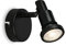BRILONER- Applique LED salle de bain, ajustable, LED lampe murale salle de bain, IP44, couleur de lumière blanc chaud, GU10, noir, 80x106