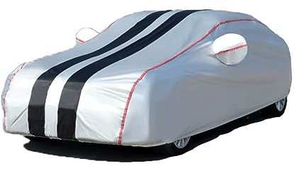 Auto Abdeckplane Wasserdicht füR V-W Polo 6 Polo 6 GTI Polo 5 Polo 5 GTI Polo 4 Polo 4 GTI, Autoabdeckung Hagelschutz, Autoabdeckung Vollgarage Abdeckplane, Outdoor Atmungsaktiv, UV Schutz Hohe Elasti