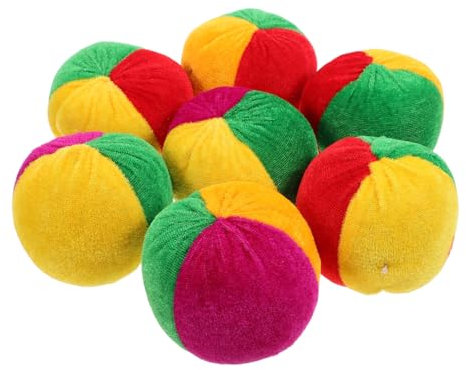 VICASKY 3 Sätze Sandsack Sitzsack-Spiel Werfen Sitzsäcke Interaktive Spiele Für Outdoor- Für Kid Toys Ballspielzeug Für Farbige Erdsäcke 7 Stück * 3