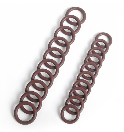 Cutetool (20pcs) Power Pressure Washer O-Rings Kit for 1/4 & 3/8 Quick Coupler for High Temp Viton O-Rings for Power Washer Hose & Sprayer Gun Connections Seal