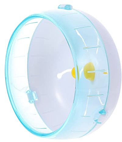 BESTonZON Roue Hamster Silencieuse Roue De Hamster pour Cage pour Le Cochon D’Inde Et Chinchilla Hérisson Accessoires 21.00 X 21.00 X 8.00 Cm 1 Pièce