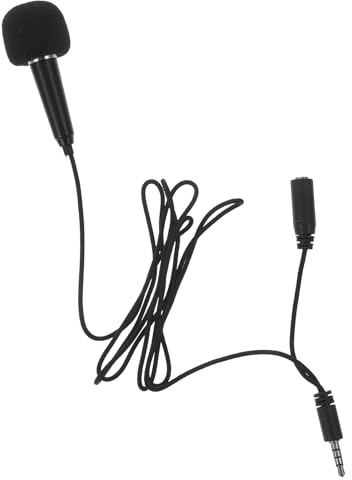 NUOBESTY Mini Microfono per Cantare e Registrazione Compatibile Smartphone, Leggero e Portatile, Microfono per Telefono Connessione Diretta per Karaoke e Social Media