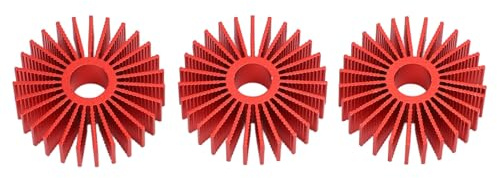 Zerodis 36mm Round Stepper Motor Heatsink, Aluminum Alloy Heat Sink with Thermal Stickers, for 1.0 2.4 3D Printer Accessories