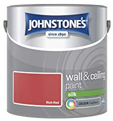 Johnstone's 306585 Vinyl Silk Emulsion - Rich Red,2.5
