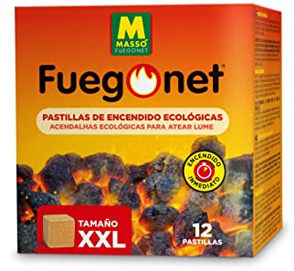 Fuegonet 231389 Pastillas, Blanco, 12.9 x 7.5 x 13.5 cm