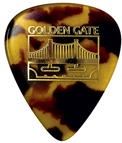 Golden Gate MP-14 Plektrum für Schildkröten, flach, Sideman, 12 Stück
