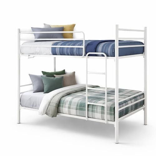 Befara Metall-ETAGENBETT Polar - Weiss - 80 x 190 - Ohne Bettkasten