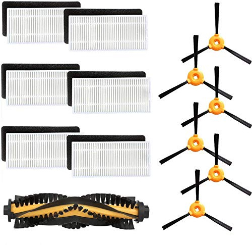iAmoy Ersatz Ersatzteil Kit Kompatibel mit RoboVac 11 von RoboVac 11c Ecovacs Deebot N79 Deebot N79s Conga Excellence Roboterreiniger,Packung mit 19