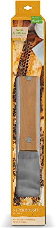My Little Farm Stockmeißel aus Edelstahl mit Holzgriff, Das Allzweckwerkzeug für jeden Imker, beidseitig scharf geschliffen