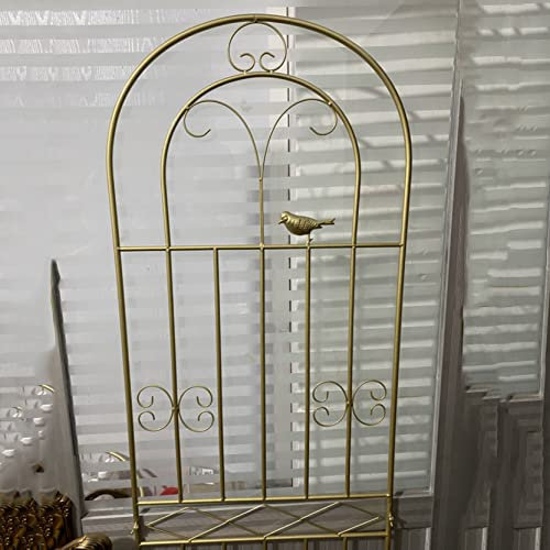 ZYFA Metall-Rankgitter Rosengitter Rankhilfe Rankzaun Kletterhilfe Beetzaun Beeteinfassung Spalier Garten Pflanzengitter Rankleiter zum Stecken,für Kletterpflanzen,Gartendeko Pflanzen Deko,Rosen