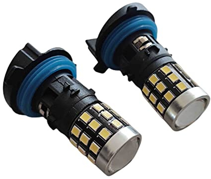 GLEXLED HP 24W HP24W Bombilla LED Lampara blanca 6000K para C5 3008 5008 DLR, luces de circulación diurna de estacionamiento, reemplazo de luces halógenas, 2 uds.