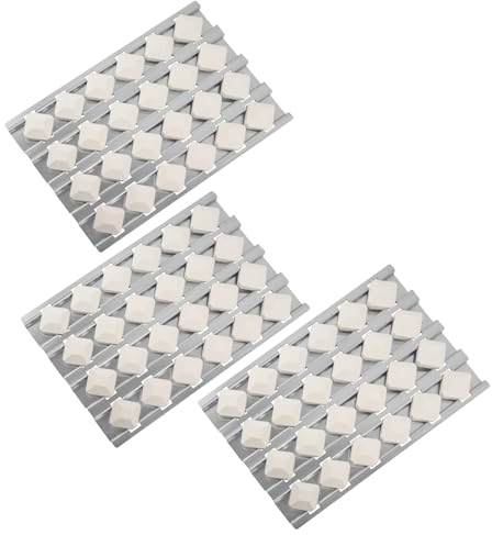 Lot de 3 plaques chauffantes de rechange pour barbecue Alfresco, accessoires parfaits pour briquettes Alfresco, compatibles avec Alfresco ALX2-30C, ALX2-42C, ALX2-56