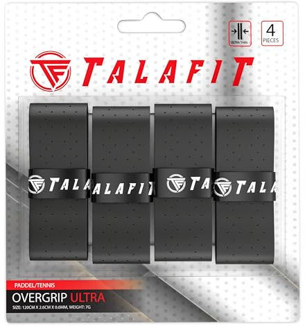 TALAFIT OverGrips Padelschläger, sehr haftend, Modell Pro – Griff für Padelschläger – Overgrip für Padelschläger – perforierter Paddelgriff – Grip Tennis – Zubehör für Padelschläger – maximaler Halt
