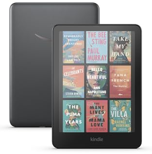 Like-New Amazon Kindle Colorsoft Signature Edition 32GB (newest model) – With color display, auto-adjusting front light, wireless charging, and long battery life - Metallic Black