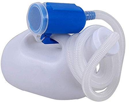 Urinal, multifunktional, 2000 ml, für Männer, mit Katheter, hohe Kapazität, dickhe Kapazität, dickes Material, tragbar, für Reisen/Familie/Senioren/Pflege, mit Deckel (Größe: 1,5 m) (1,15 m)