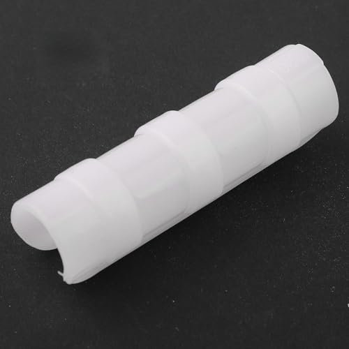 Robuste 20 Stück Folienclips für Gewächshäuser befestigen Abdeckungen an Rahmenrohren mit zuverlässiger Stärke (weiß, 20 mm)