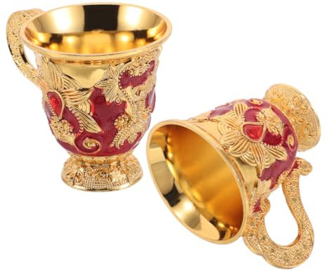 COLLBATH 2piezas Copas De Cáliz Vintage Medieval Decoración De Fiesta Copa De Aleación De Zinc