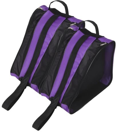EXHUMKY 2stücke Robuste Rollschuhtasche Mit Verstellbarem Schultergurt Geräumiger Stauraum Für Rollschuhe Und Zubehör Für Sport Und Freizeit