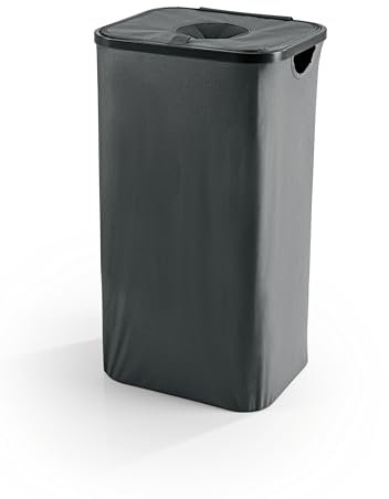 EASYmaxx Contenitore per bottiglie di pegno, 100 l, con 2 borse per il trasporto rimovibili, contenitore per bottiglie per vetri fuori e vuoto, raccoglitore per bottiglie per cucina e ripostiglio