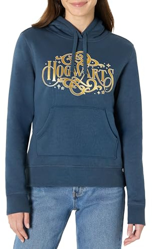 Amazon Essentials Harry Potter - DC Comics - Looney Tunes Sudaderas de forro polar con capucha Mujer, Hogwarts, XS