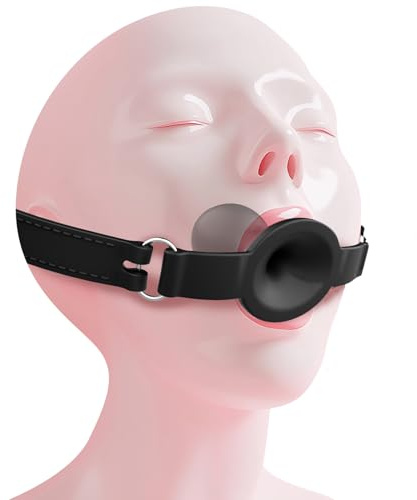Silicone Ball Gag with Breathing Holes for BDSM Gag Training Mouth Gag BDSM Restraints Sex Toys for Women Men Couples
