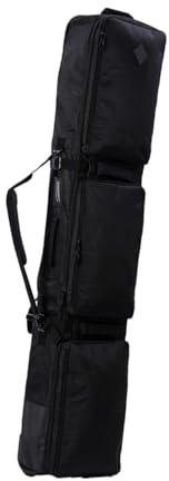 TUXCAXI Snowboardtasche mit Rollen – Aufbewahrungsmöglichkeiten für Skiausrüstung – Einfach zu verstauen und zu organisieren – Praktisch für Flugreisen – Skitasche