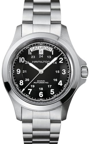 Hamilton Khaki King H64455133 - Reloj automático para Hombre (Acero Inoxidable), Plateado, Pulsera