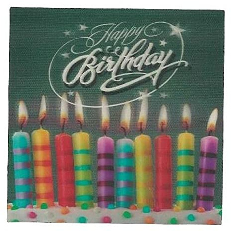 Depesche 5326.029 Glückwunsch-Karte zum Geburtstag mit 3D Motiv, Geburtstagskarte, ca. 17 x 17 cm groß, inkl. passendem Umschlag und Innentext