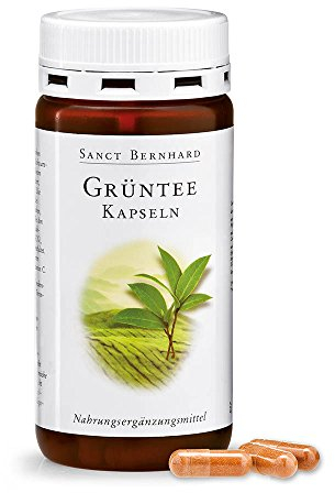 Sanct Bernhard Grüntee-Kapseln mit Grüntee-Extrakt, Polyphenol & EGCG 120 Kapseln