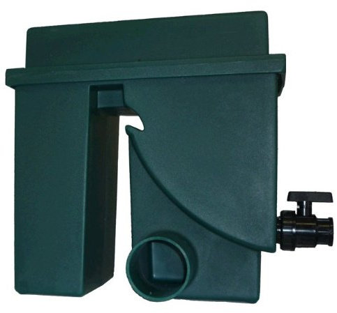 Spaltsiebfilter Bogensiebfilter Teichfilter grün Spaltsieb/Bogensieb 300µ mit Schmutzauslass